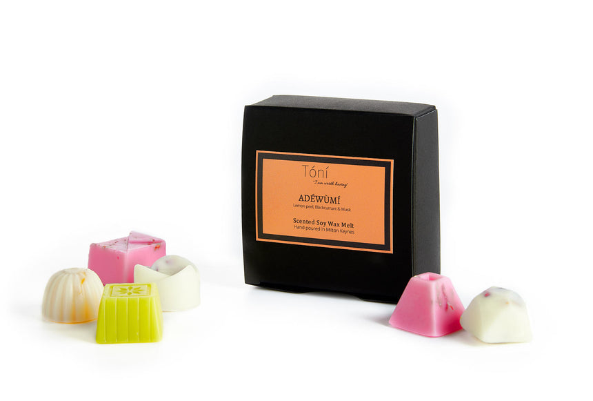 ADÉWÙMÍ - Lemon peel, Blackcurrant & Musk (Scented Soy Wax Melt - 50g)