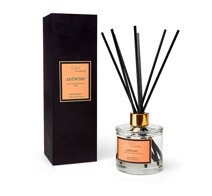 ADÉWÙMÍ - Lemon peel, Blackcurrant & Musk (Reed Diffusers - 200ml)